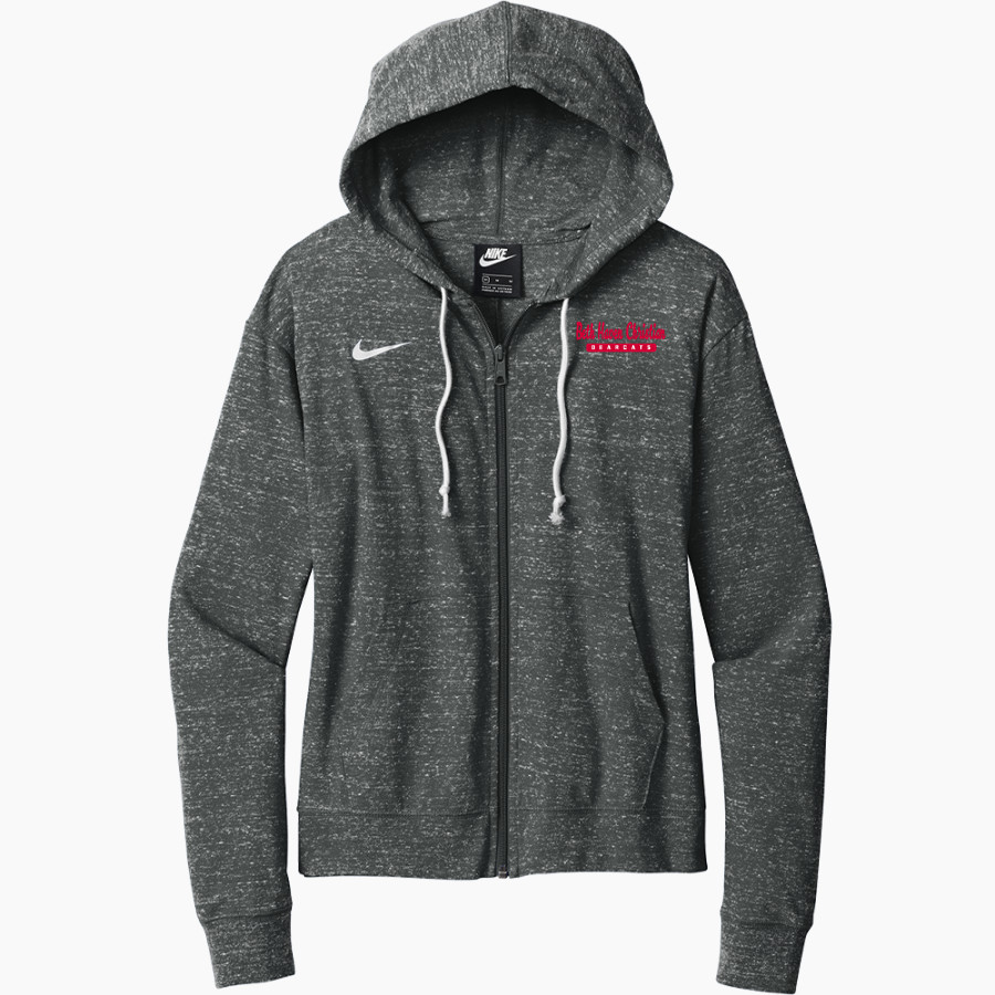 BETH HAVEN CHRISTIAN School Online Apparel Store <span class="pdp-name-mascot">BETH HAVEN CHRISTIAN BEARCATS</span> Nike Women's Gym Vintage Full-Zip Hoodie