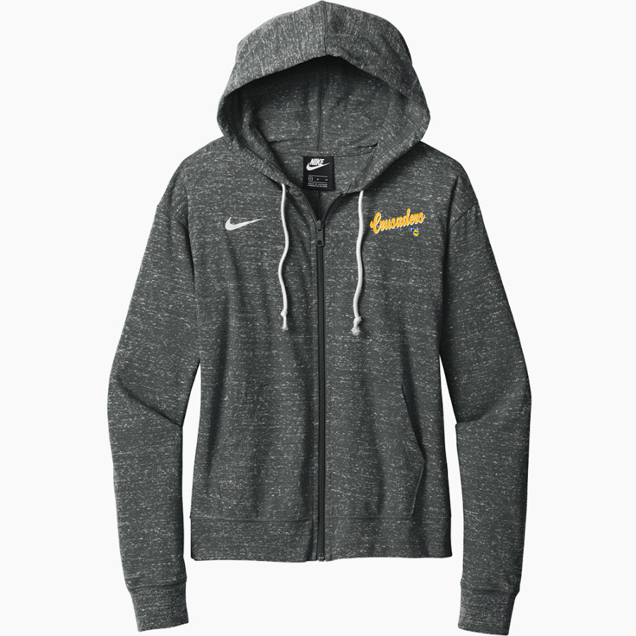 Madonna Crusaders <span class="pdp-name-mascot">Madonna Crusaders</span> Nike Women's Gym Vintage Full-Zip Hoodie