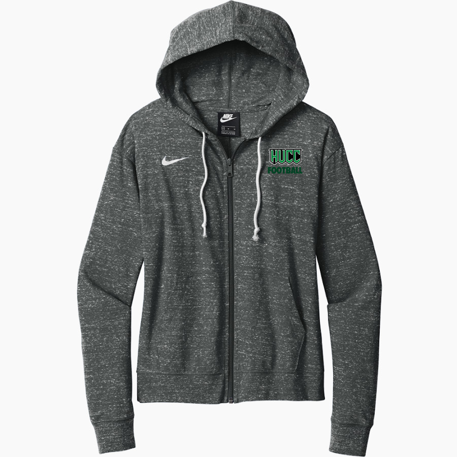 Hudson Valley Vikings Nike Women's Gym Vintage Full-Zip Hoodie