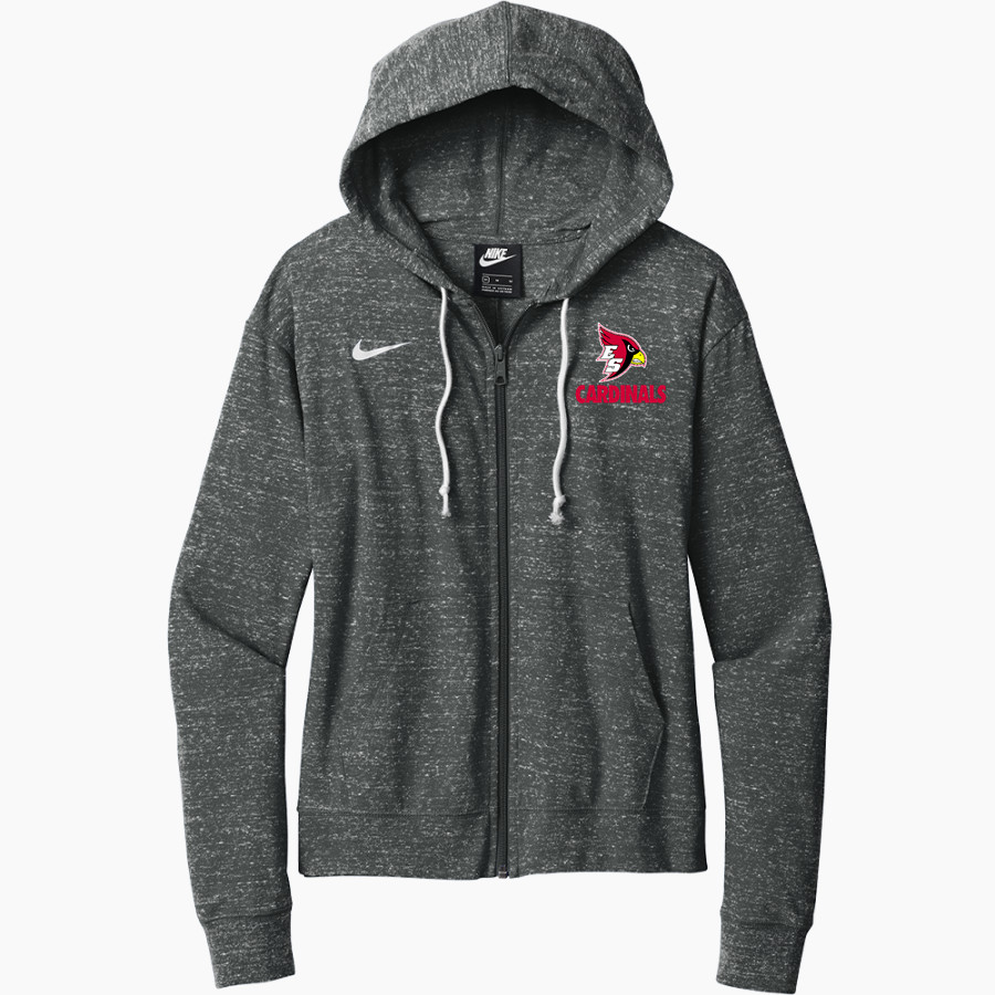Eleva-Strum Cardinals <span class="pdp-name-mascot">Eleva-Strum Cardinals</span> Nike Women's Gym Vintage Full-Zip Hoodie