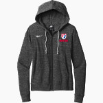 Plainfield Quakers <span class="pdp-name-mascot">Plainfield Quakers</span> Nike Women's Gym Vintage Full-Zip Hoodie Front Thumbnail