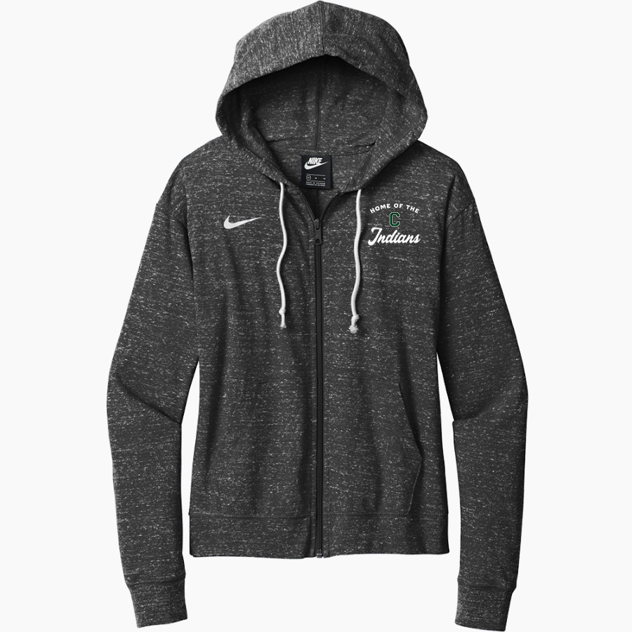 CATOOSA HIGH SCHOOL INDIANS <span class="pdp-name-mascot">CATOOSA INDIANS</span> Nike Women's Gym Vintage Full-Zip Hoodie