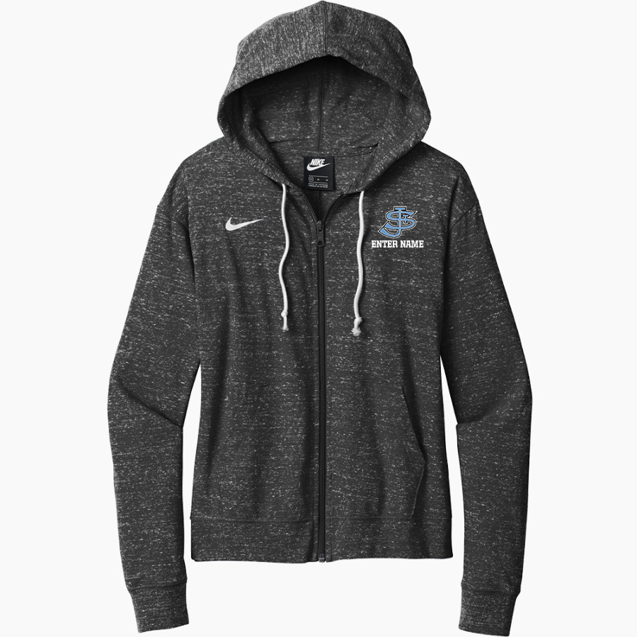 St. James Sharks <span class="pdp-name-mascot">St. James Sharks</span> Nike Women's Gym Vintage Full-Zip Hoodie