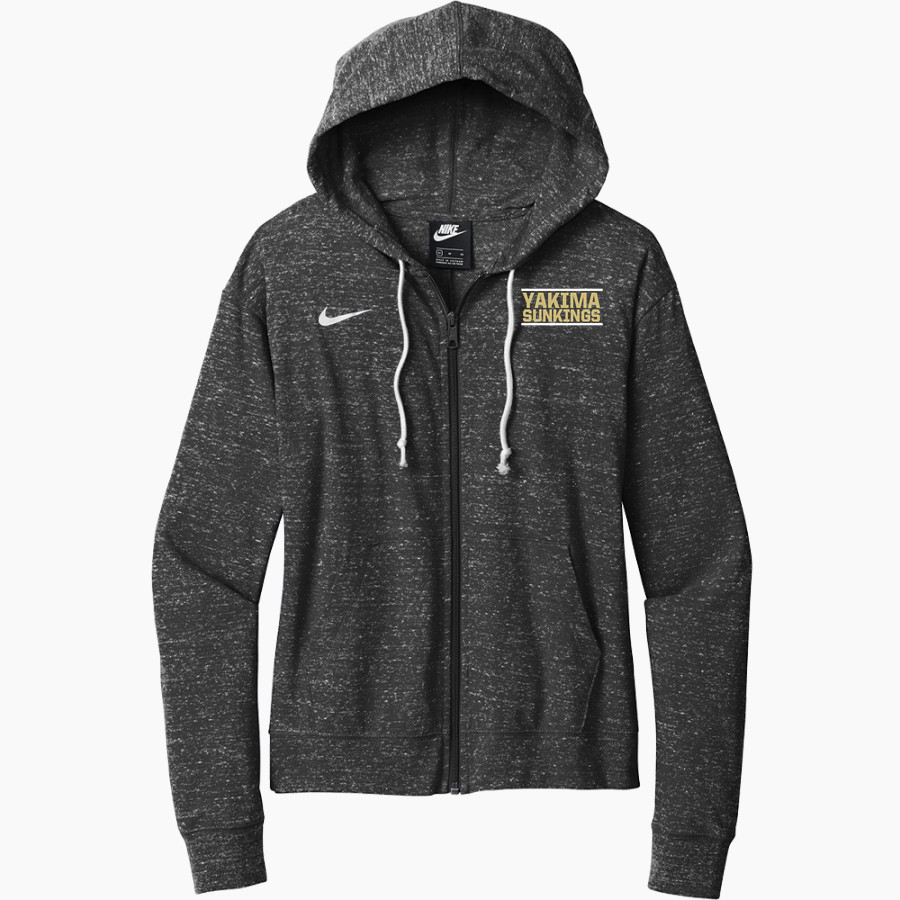 Yakima Sunkings Sunkings <span class="pdp-name-mascot">Yakima Sunkings</span> Nike Women's Gym Vintage Full-Zip Hoodie