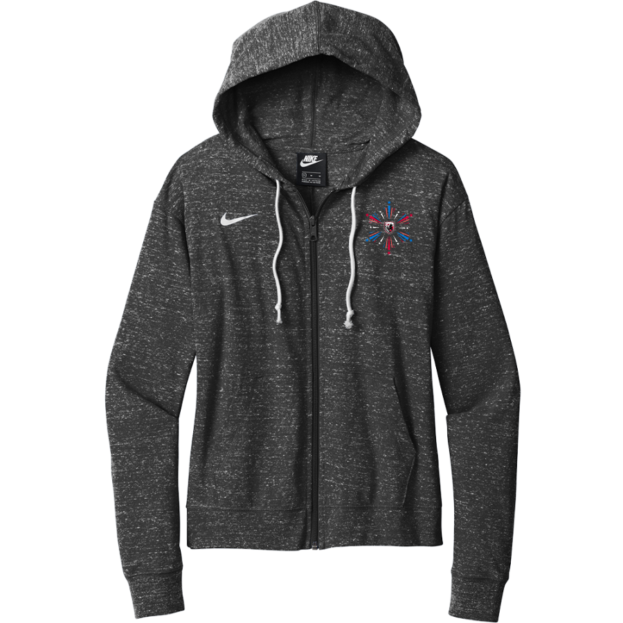 Team Jackson Kicking Online Store <span class="pdp-name-mascot">Team Jackson Kicking</span> Nike Women's Gym Vintage Full-Zip Hoodie