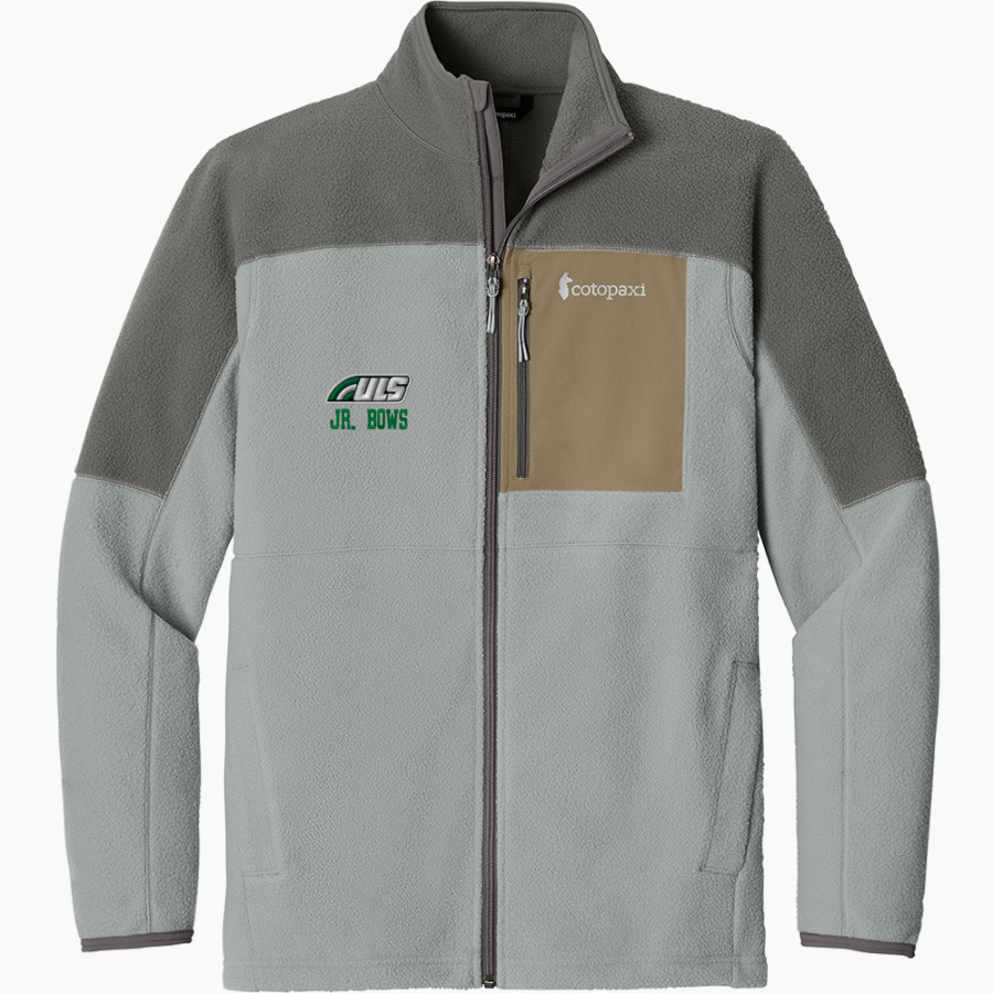 ULS Jr. Bows <span class="pdp-name-mascot">Junior Rainbows</span> Cotopaxi Men's Abrazo Full-Zip Fleece Jacket
