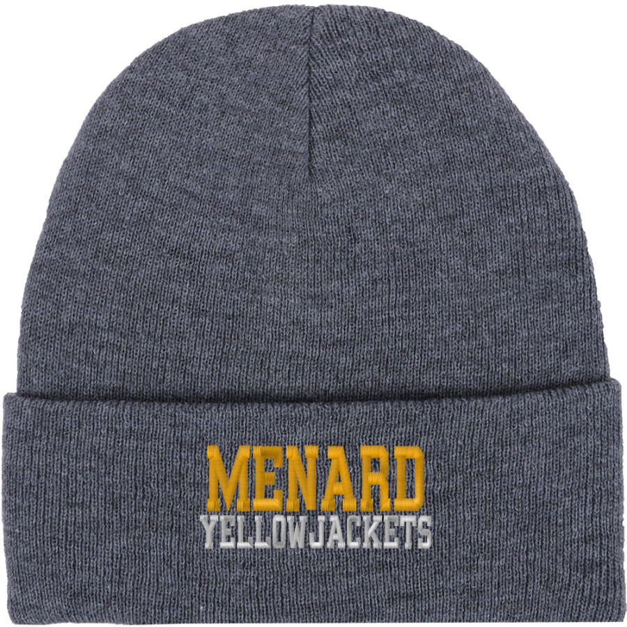 MENARD HIGH SCHOOL YELLOWJACKETS <span class="pdp-name-mascot">MENARD YELLOWJACKETS</span> Port & Company Knit Cap