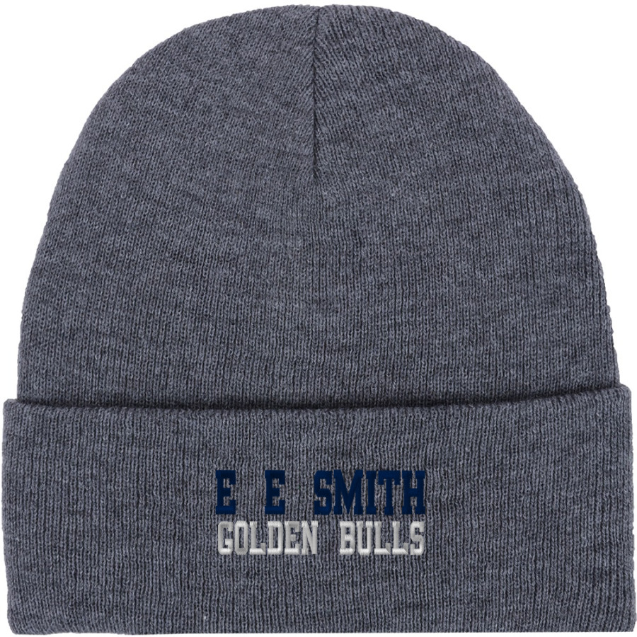 E E SMITH HIGH SCHOOL GOLDEN BULLS <span class="pdp-name-mascot">E E SMITH GOLDEN BULLS</span> Port & Company Knit Cap