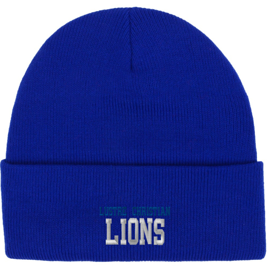 LUSTRE CHRISTIAN HIGH SCHOOL LIONS <span class="pdp-name-mascot">LUSTRE CHRISTIAN LIONS</span> Port & Company Knit Cap