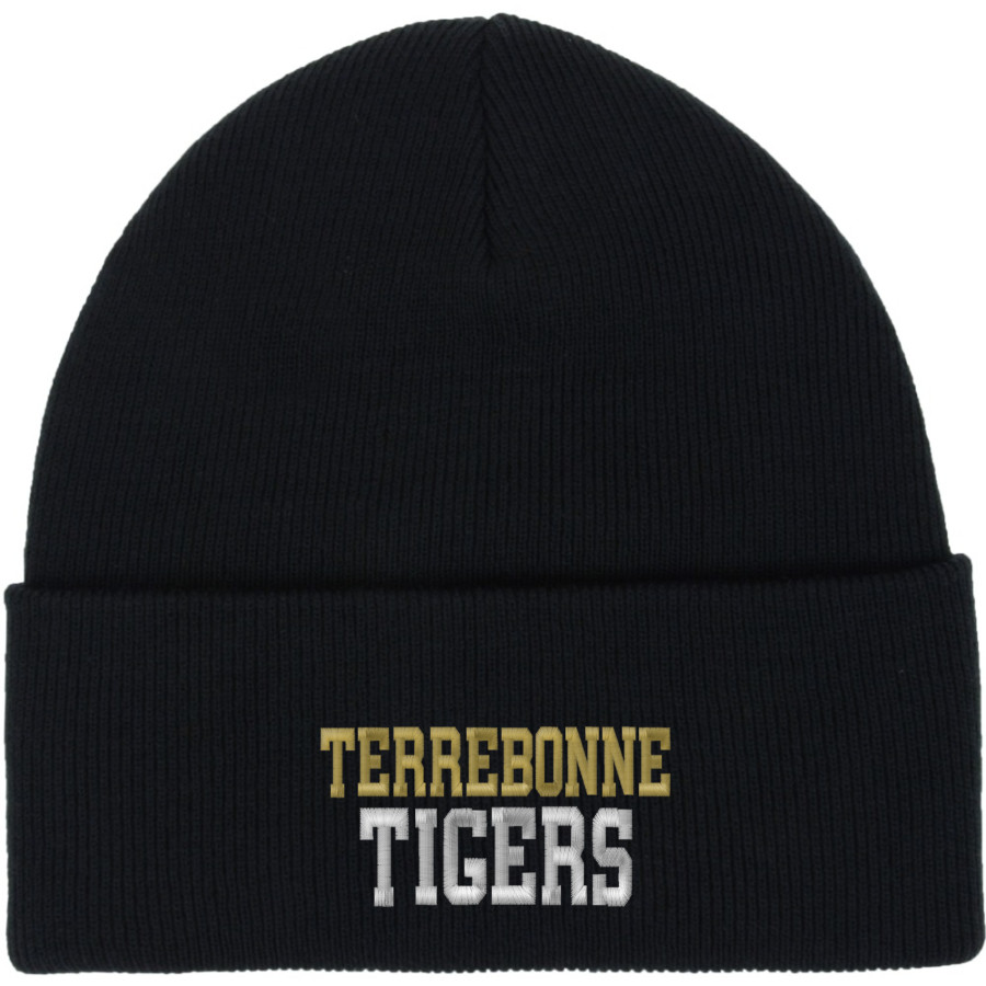 TERREBONNE HIGH SCHOOL TIGERS <span class="pdp-name-mascot">TERREBONNE TIGERS</span> Port & Company Knit Cap