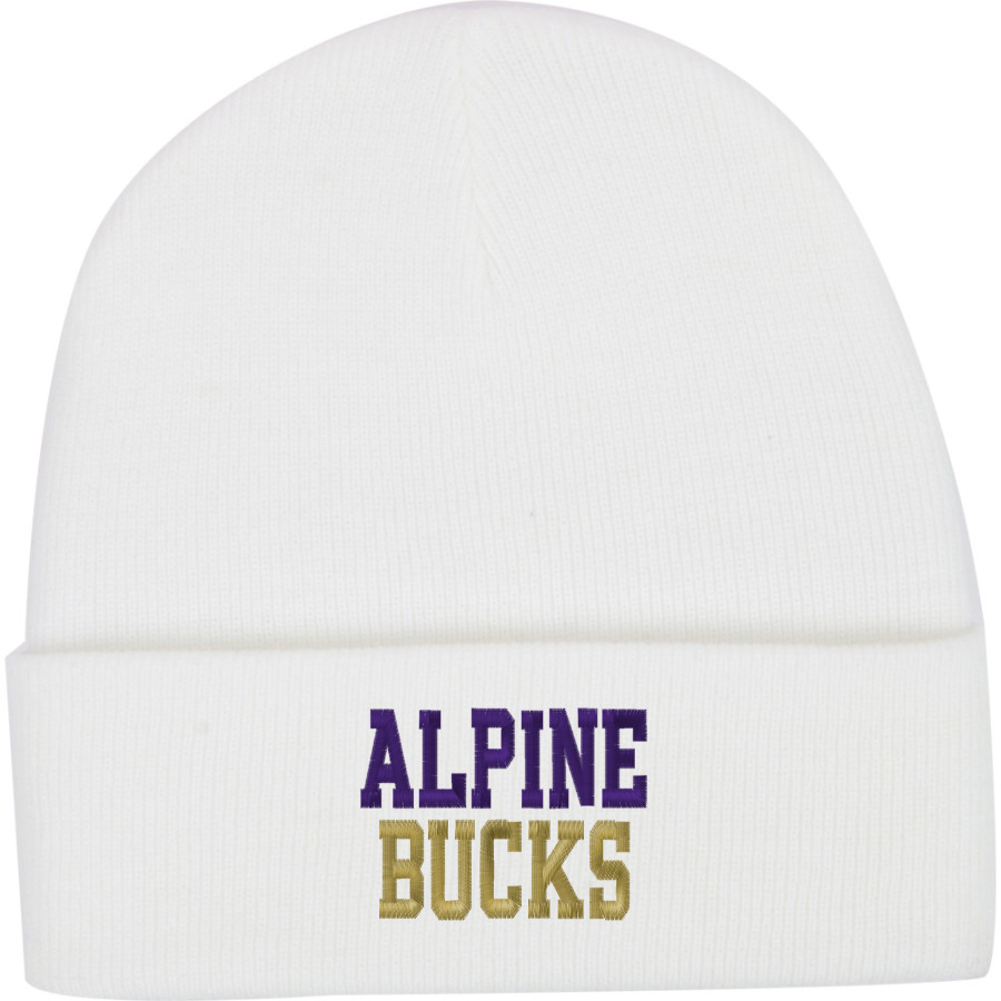 ALPINE HIGH SCHOOL BUCKS <span class="pdp-name-mascot">ALPINE BUCKS</span> Port & Company Knit Cap