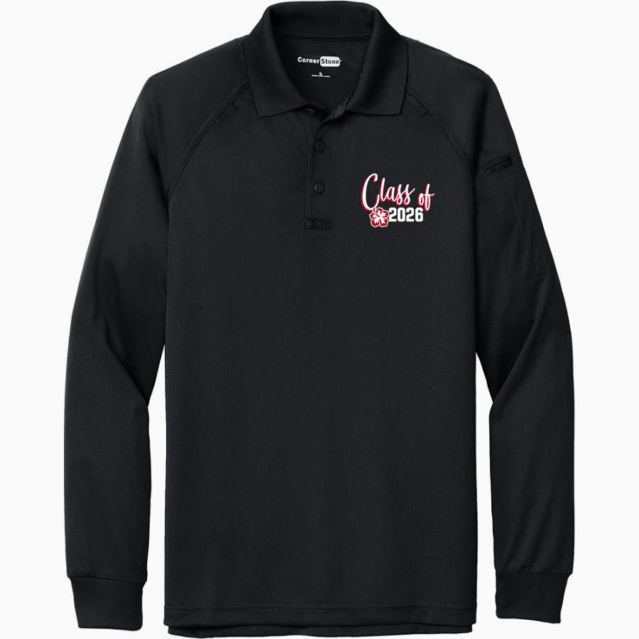 APIS Hawks <span class="pdp-name-mascot">Asia Pacific International GreenHawks</span> CornerStone Men's Select Long Sleeve Snag-Proof Tactical Polo