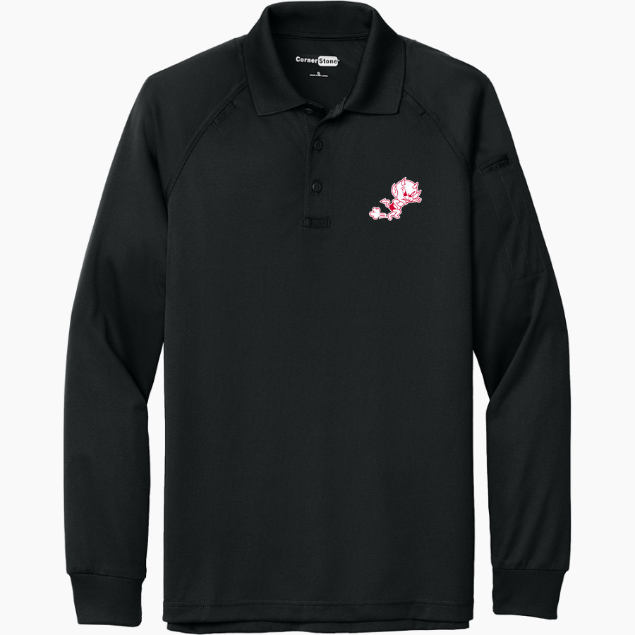 LINDHURST HIGH SCHOOL BLAZERS <span class="pdp-name-mascot">LINDHURST BLAZERS</span> CornerStone Men's Select Long Sleeve Snag-Proof Tactical Polo