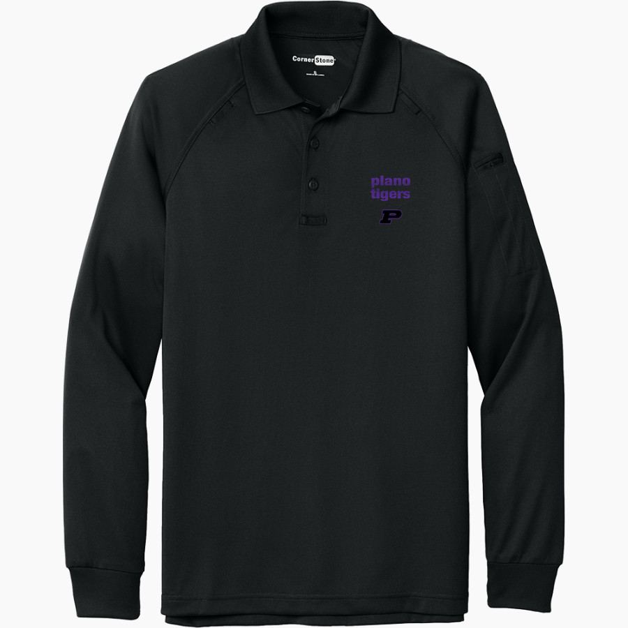 Plano Tigers <span class="pdp-name-mascot">Plano Tigers</span> CornerStone Men's Select Long Sleeve Snag-Proof Tactical Polo