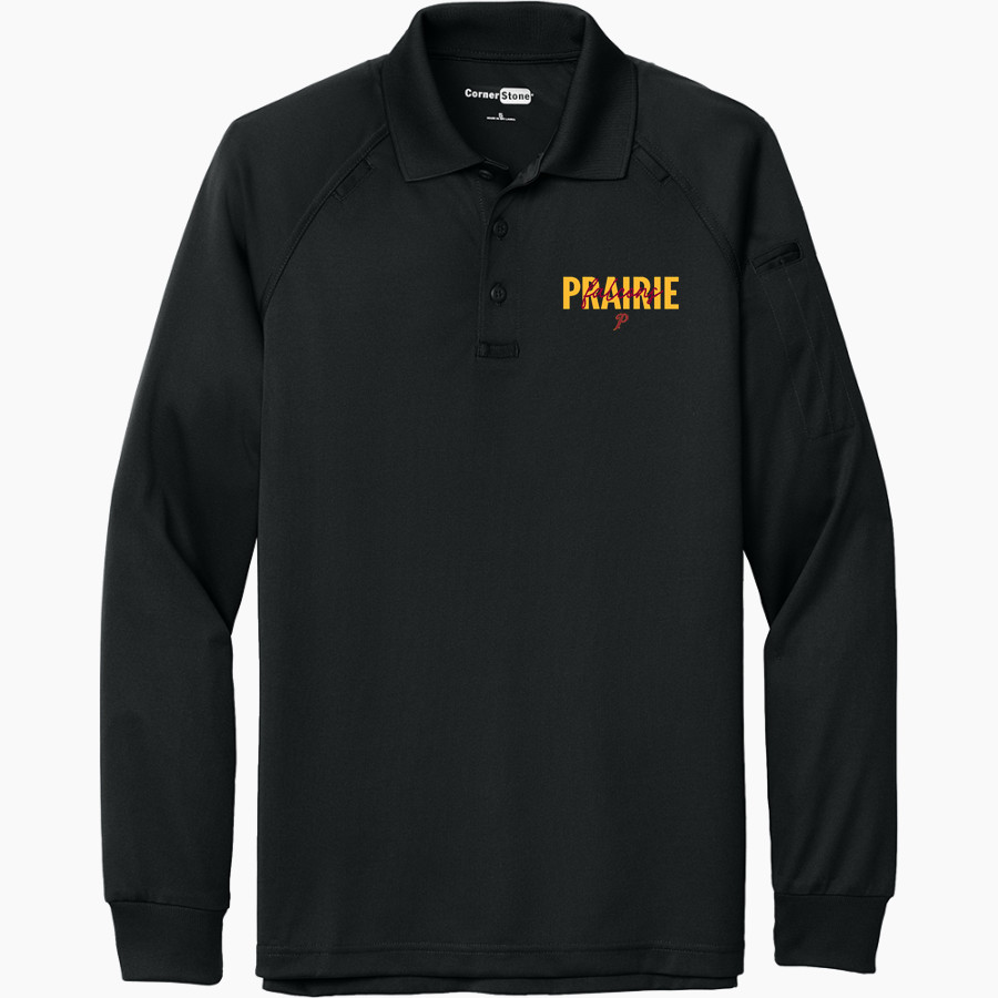 Prairie Falcons <span class="pdp-name-mascot">Prairie Falcons</span> CornerStone Men's Select Long Sleeve Snag-Proof Tactical Polo