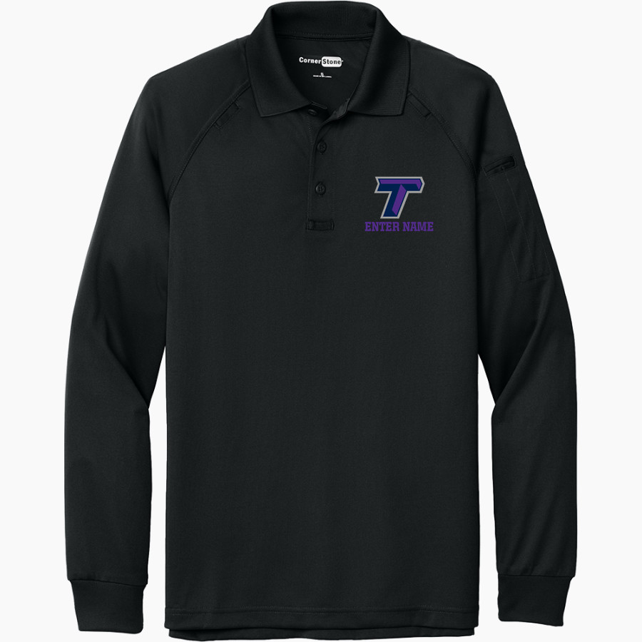 Trevecca University Trojans CornerStone Men's Select Long Sleeve Snag-Proof Tactical Polo