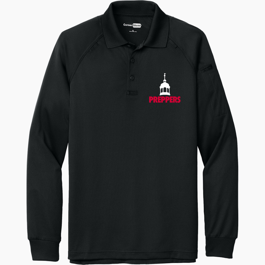 MMI PREPARATORY SCHOOL PREPPERS <span class="pdp-name-mascot">MMI PREPARATORY PREPPERS</span> CornerStone Men's Select Long Sleeve Snag-Proof Tactical Polo