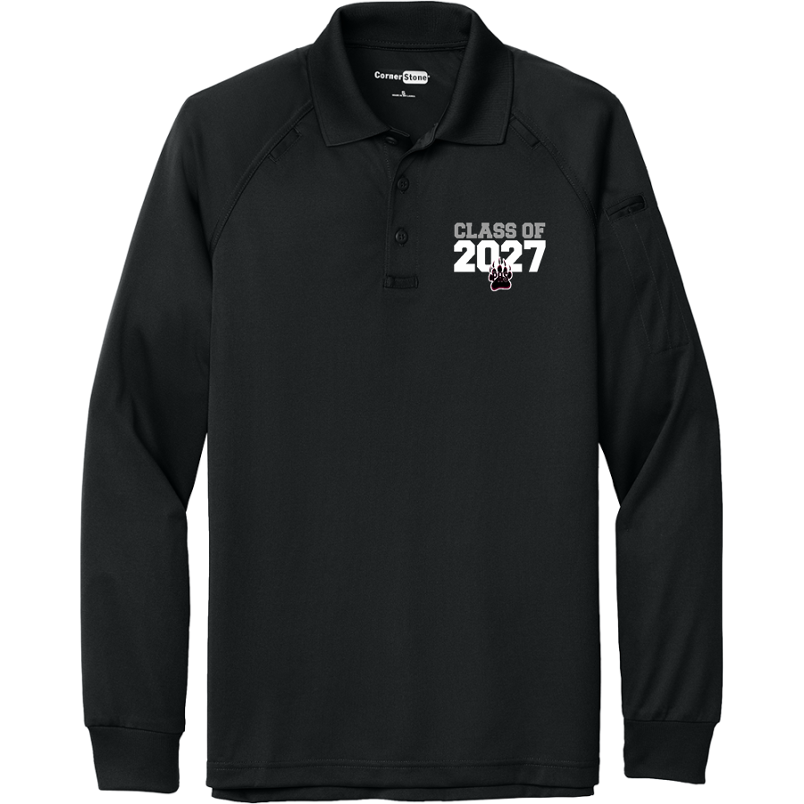 Paideia High Bears <span class="pdp-name-mascot">Paideia High School Bears</span> CornerStone Men's Select Long Sleeve Snag-Proof Tactical Polo