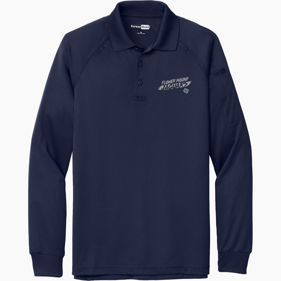 FLOWER MOUND HIGH SCHOOL JAGUARS <span class="pdp-name-mascot">FLOWER MOUND JAGUARS</span> CornerStone Men's Select Long Sleeve Snag-Proof Tactical Polo