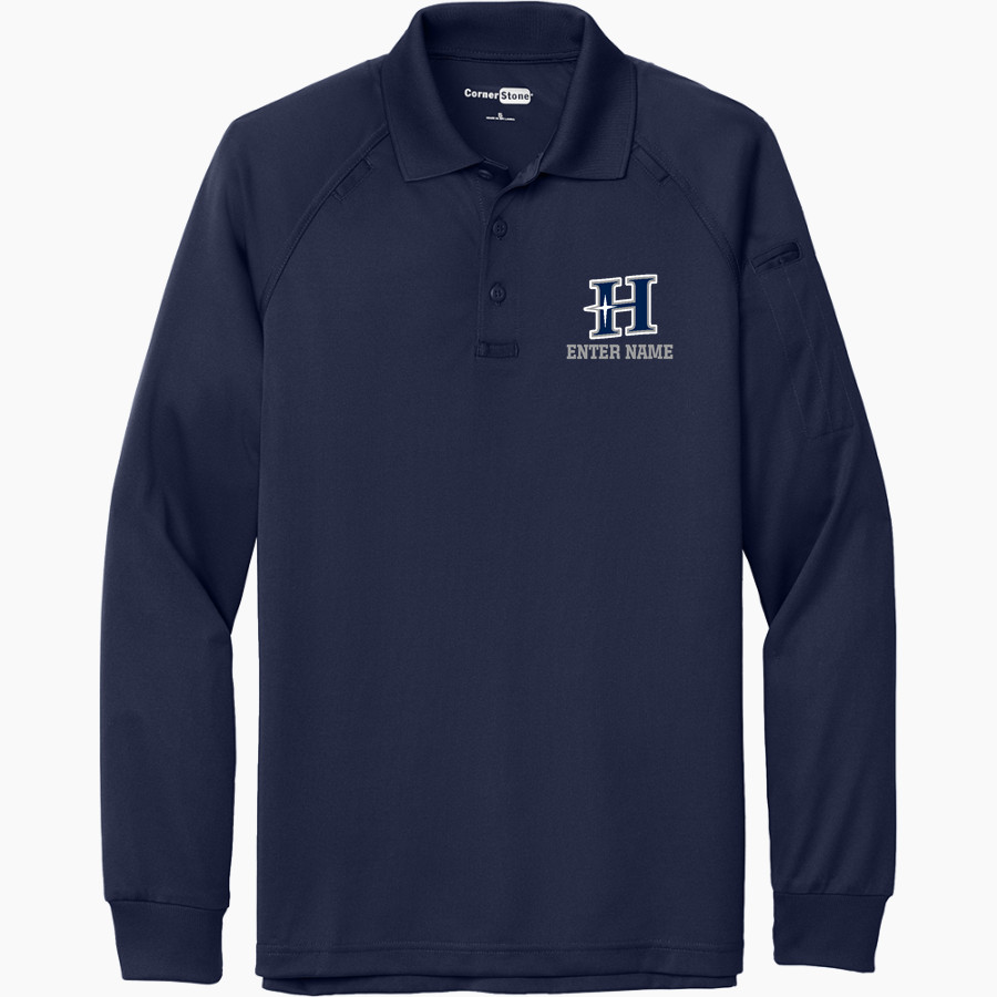Hope International University <span class="pdp-name-mascot">Hope International University Royals</span> CornerStone Men's Select Long Sleeve Snag-Proof Tactical Polo