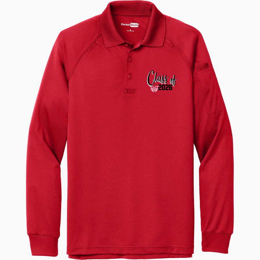 Mountain View Cougars <span class="pdp-name-mascot">Mountain View Cougars</span> CornerStone Men's Select Long Sleeve Snag-Proof Tactical Polo