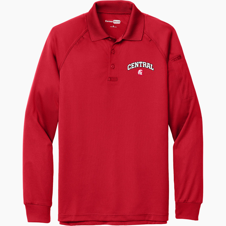 Central Eagles <span class="pdp-name-mascot">Central Eagles</span> CornerStone Men's Select Long Sleeve Snag-Proof Tactical Polo