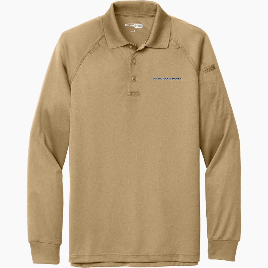 Atlantic Hockey Hockey <span class="pdp-name-mascot">Atlantic Hockey Association</span> CornerStone Men's Select Long Sleeve Snag-Proof Tactical Polo