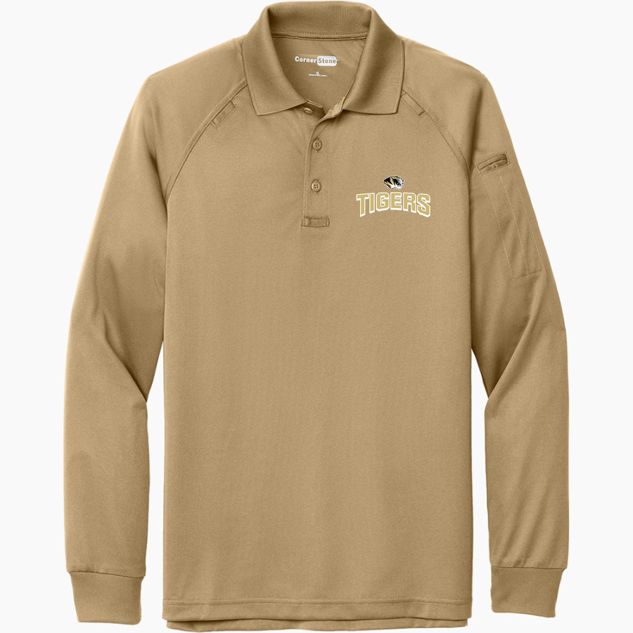 DEKALB HIGH SCHOOL TIGERS <span class="pdp-name-mascot">DEKALB TIGERS</span> CornerStone Men's Select Long Sleeve Snag-Proof Tactical Polo