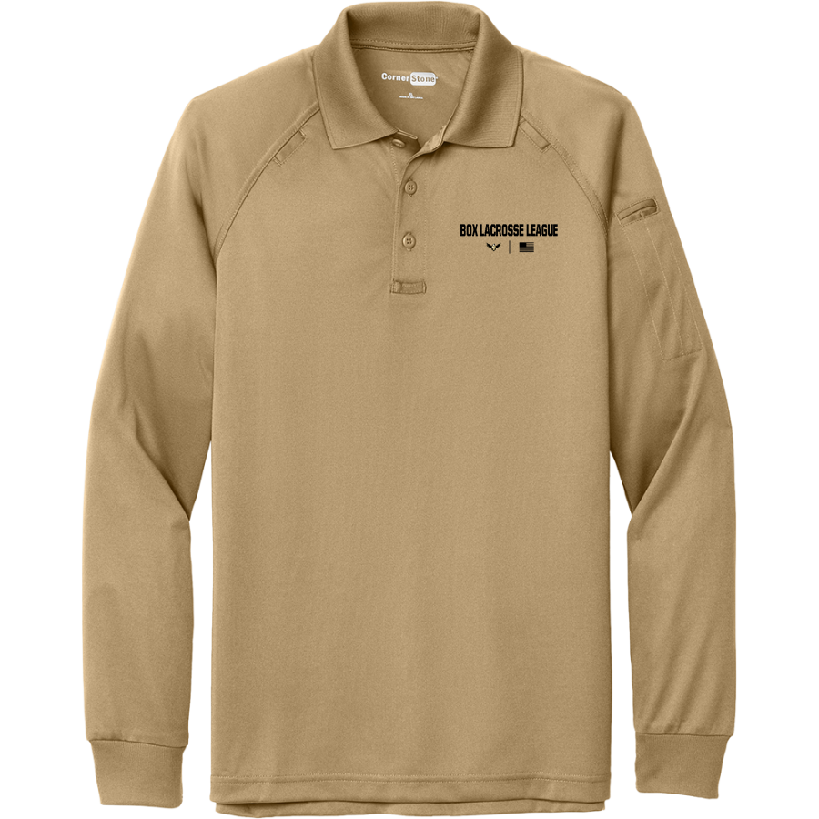 Box Lacrosse League Box Lacrosse League <span class="pdp-name-mascot">Box Lacrosse League</span> CornerStone Men's Select Long Sleeve Snag-Proof Tactical Polo