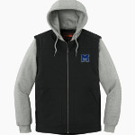 Massena Red Raiders <span class="pdp-name-mascot">Massena Raiders</span> CornerStone Men's Duck Fleece Full-Zip Hooded Jacket Front Thumbnail