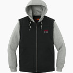 Chaffee Red Devils <span class="pdp-name-mascot">Chaffee Schools Red Devils</span> CornerStone Men's Duck Fleece Full-Zip Hooded Jacket Front Thumbnail