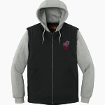 Bluefield University Sideline Store <span class="pdp-name-mascot">Bluefield University</span> CornerStone Men's Duck Fleece Full-Zip Hooded Jacket Front Thumbnail