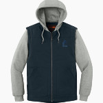 Mannion Mustangs <span class="pdp-name-mascot">Mannion Mustangs</span> CornerStone Men's Duck Fleece Full-Zip Hooded Jacket Front Thumbnail
