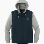 Westerly Bulldogs <span class="pdp-name-mascot">Westerly Bulldogs</span> CornerStone Men's Duck Fleece Full-Zip Hooded Jacket Front Thumbnail