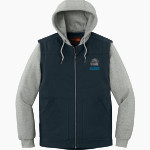 Frankel Jewish Academy Jaguars official sideline store <span class="pdp-name-mascot">Frankel Jewish Academy Jaguars</span> CornerStone Men's Duck Fleece Full-Zip Hooded Jacket Front Thumbnail