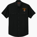 CHRIST LUTHERAN Cougars <span class="pdp-name-mascot">CHRIST LUTHERAN DAY SCHOOL Cougars</span> CornerStone Men's Short Sleeve Select Ripstop Shirt Front Thumbnail