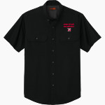 Marshall Mavericks <span class="pdp-name-mascot">Marshall Mavericks</span> CornerStone Men's Short Sleeve Select Ripstop Shirt Front Thumbnail