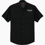 Maritime Privateers <span class="pdp-name-mascot">SUNY Maritime Privateers</span> CornerStone Men's Short Sleeve Select Ripstop Shirt Front Thumbnail