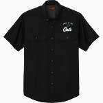 Fall Creek Valley Cats <span class="pdp-name-mascot">Fall Creek Valley Cats</span> CornerStone Men's Short Sleeve Select Ripstop Shirt Front Thumbnail