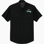 Bremen Athletics Sideline Store <span class="pdp-name-mascot">Bremen Lions</span> CornerStone Men's Short Sleeve Select Ripstop Shirt Front Thumbnail