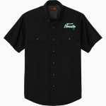 WEEKI WACHEE HIGH SCHOOL HORNETS <span class="pdp-name-mascot">WEEKI WACHEE HORNETS</span> CornerStone Men's Short Sleeve Select Ripstop Shirt Front Thumbnail