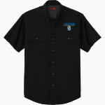 SECKMAN JAGUARS SIDELINE STORE CornerStone Men's Short Sleeve Select Ripstop Shirt Front Thumbnail