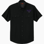 HARDING COUNTY HIGH SCHOOL RANCHERS CornerStone Men's Short Sleeve Select Ripstop Shirt Front Thumbnail