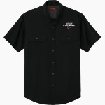 Centennial Middle School Timberwolves <span class="pdp-name-mascot">Centennial Middle School Wolves</span> CornerStone Men's Short Sleeve Select Ripstop Shirt Front Thumbnail