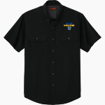 WAHOO PUBLIC HIGH SCHOOL WARRIORS <span class="pdp-name-mascot">WAHOO PUBLIC WARRIORS</span> CornerStone Men's Short Sleeve Select Ripstop Shirt Front Thumbnail