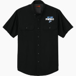 PUEBLO HIGH SCHOOL WARRIORS <span class="pdp-name-mascot">PUEBLO MAGNET WARRIORS</span> CornerStone Men's Short Sleeve Select Ripstop Shirt Front Thumbnail