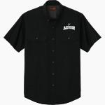 FARMERSVILLE HIGH SCHOOL AZTECS <span class="pdp-name-mascot">FARMERSVILLE AZTECS</span> CornerStone Men's Short Sleeve Select Ripstop Shirt Front Thumbnail