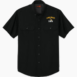 FRANK HUGHES HIGH SCHOOL LIONS <span class="pdp-name-mascot">FRANK HUGHES LIONS</span> CornerStone Men's Short Sleeve Select Ripstop Shirt Front Thumbnail