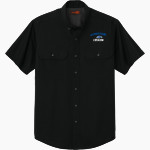 CRAFTSBURY ACADEMY CHARGERS <span class="pdp-name-mascot">CRAFTSBURY ACADEMY CHARGERS</span> CornerStone Men's Short Sleeve Select Ripstop Shirt Front Thumbnail