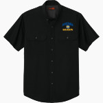 Mitchell Bluejackets CornerStone Men's Short Sleeve Select Ripstop Shirt Front Thumbnail